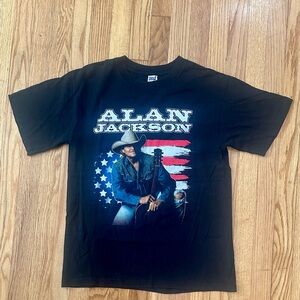 Black 2008 Alan Jackson Graphic T-Shirt
